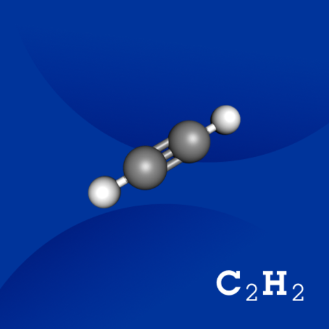 Acetylene molecule