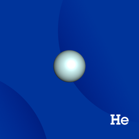 Helium Molecule Image (He)
